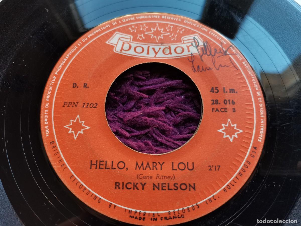 Discos de vinilo: Ricky Nelson &ndash; Travelin Man Vinilo 7&rdquo; Single France 28,016