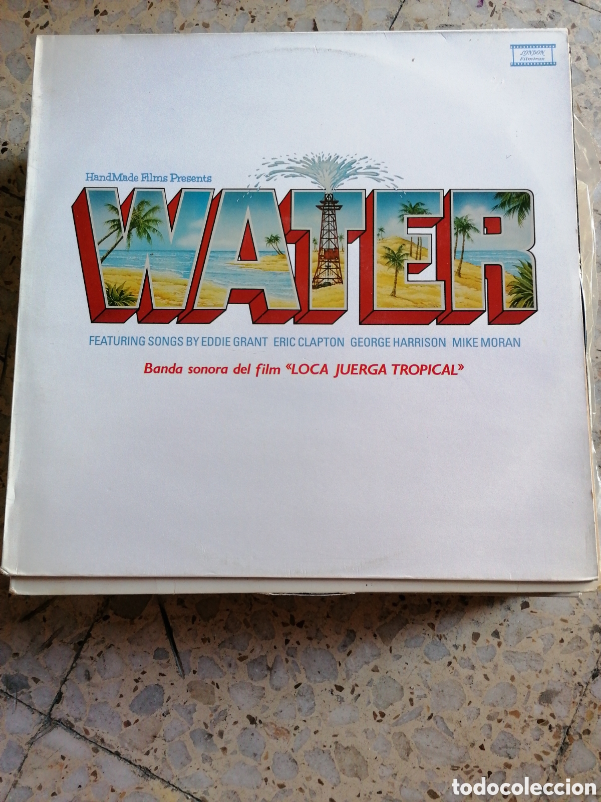 Vinyl records: LP WATER LOCA JUERGA TROPICAL BSO 1985 ESPA&Ntilde;A EX