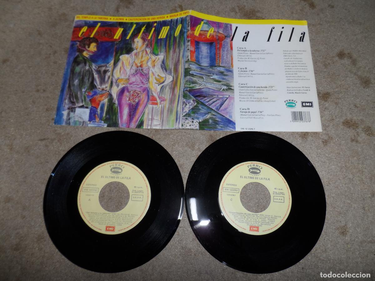 Discos de vinilo: El &Uacute;ltimo De La Fila &lrm;&ndash; Del Templo A La Taberna (2 SINGLES) (SPAIN 1990)