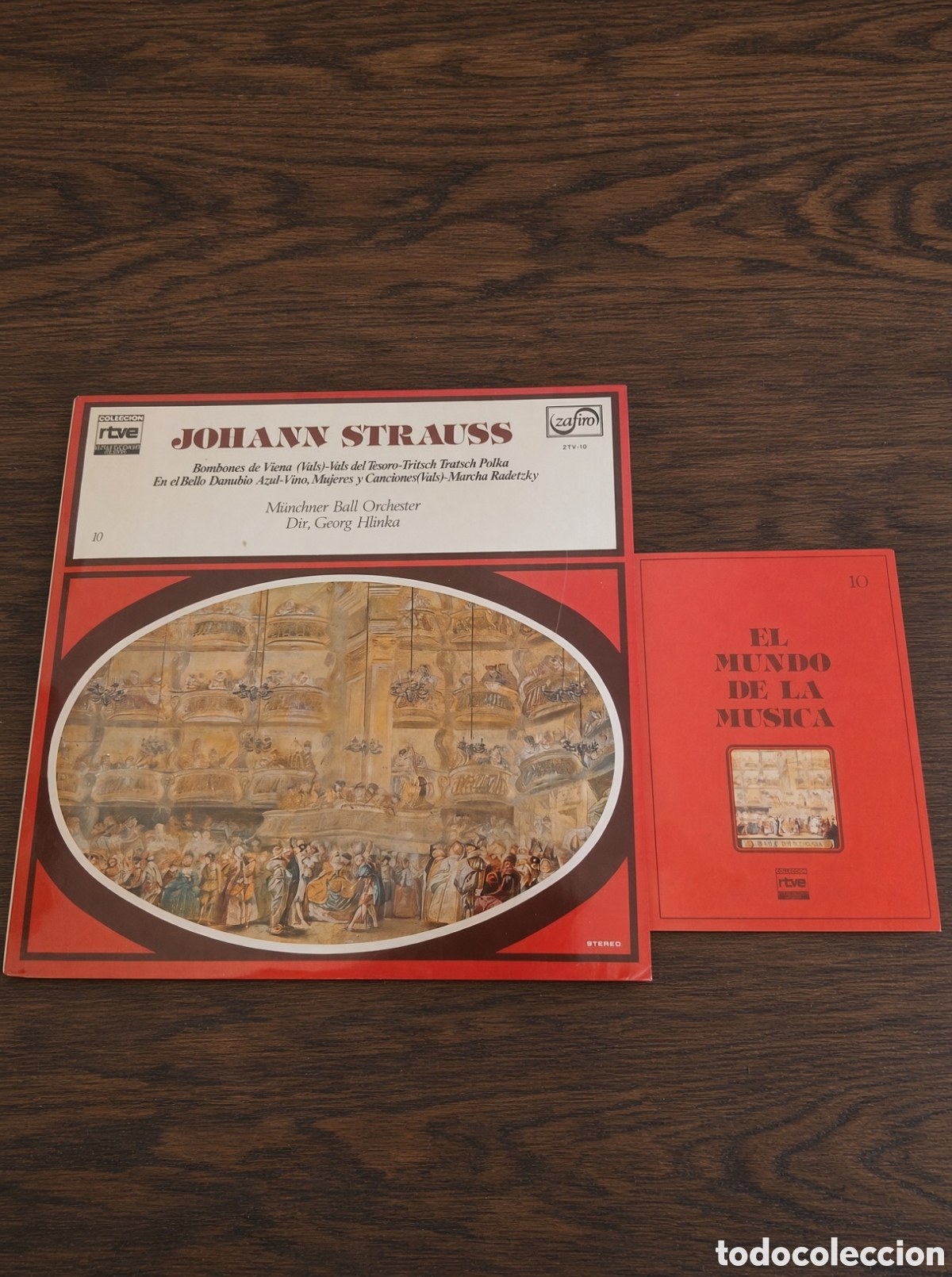 Discos de vinilo: Disco de vinilo de Johann Strauss con el M&uuml;nchner Ball Orchester.