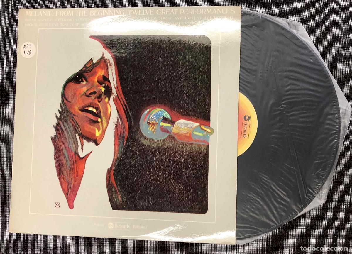 Discos de vinilo: LP MELANIE FROM THE BEGINNING TWELVE GREAT PERFORMANCES. MEDITERRANEO 1976