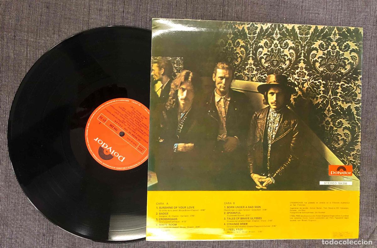 Discos de vinilo: LP LO MEJOR DE LOS CREAM. POLYDOR 1976 - Foto 2
