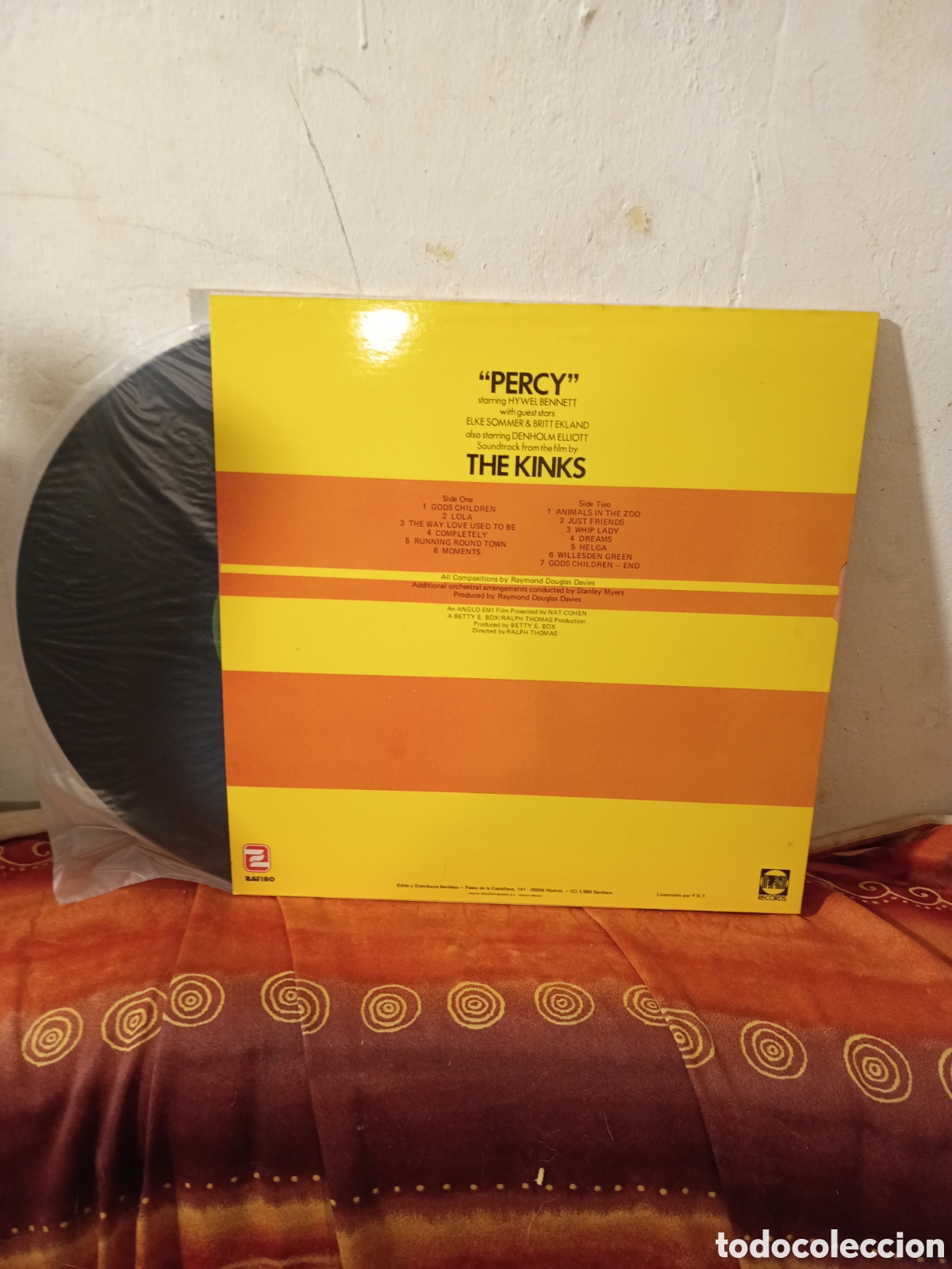 Discos de vinilo: ALBUM THE KINKS , &rdquo; PERCY&rdquo; - Foto 2