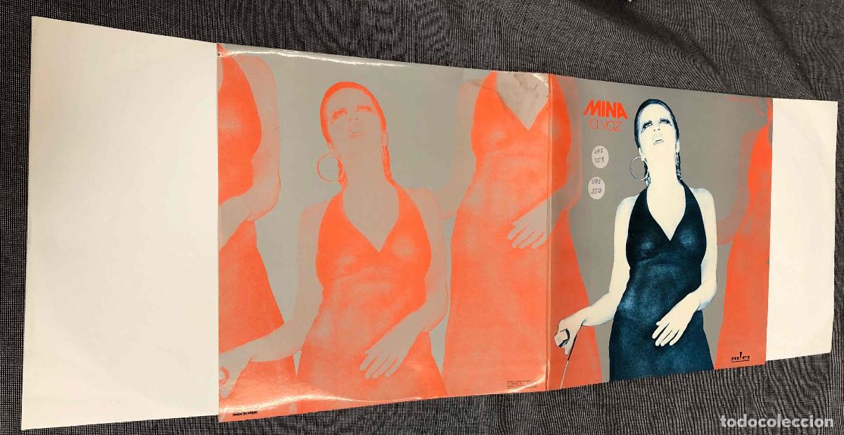 Disques de vinyle: 2 LP MINA LA VOZ. COLUMBIA 1976