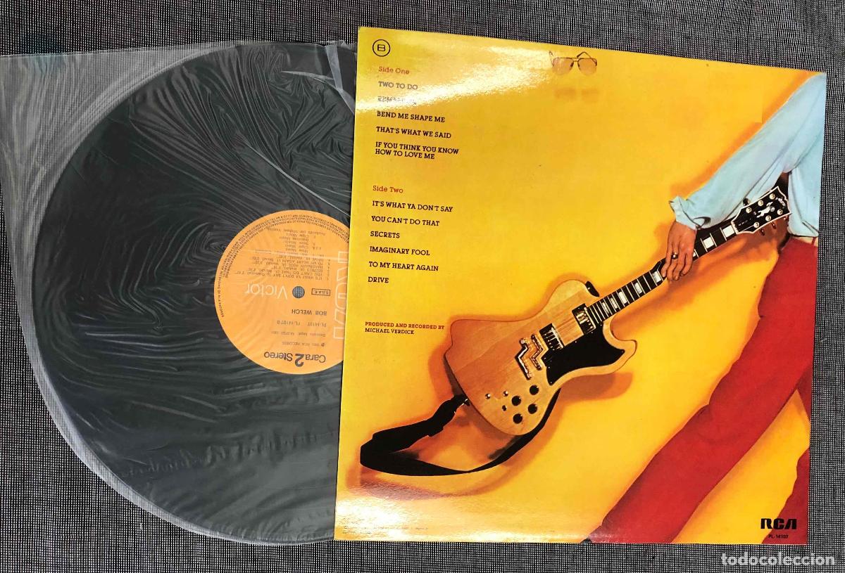 Discos de vinilo: LP BOB WELCH. RCA 1981 CON ENCARTE - Foto 2