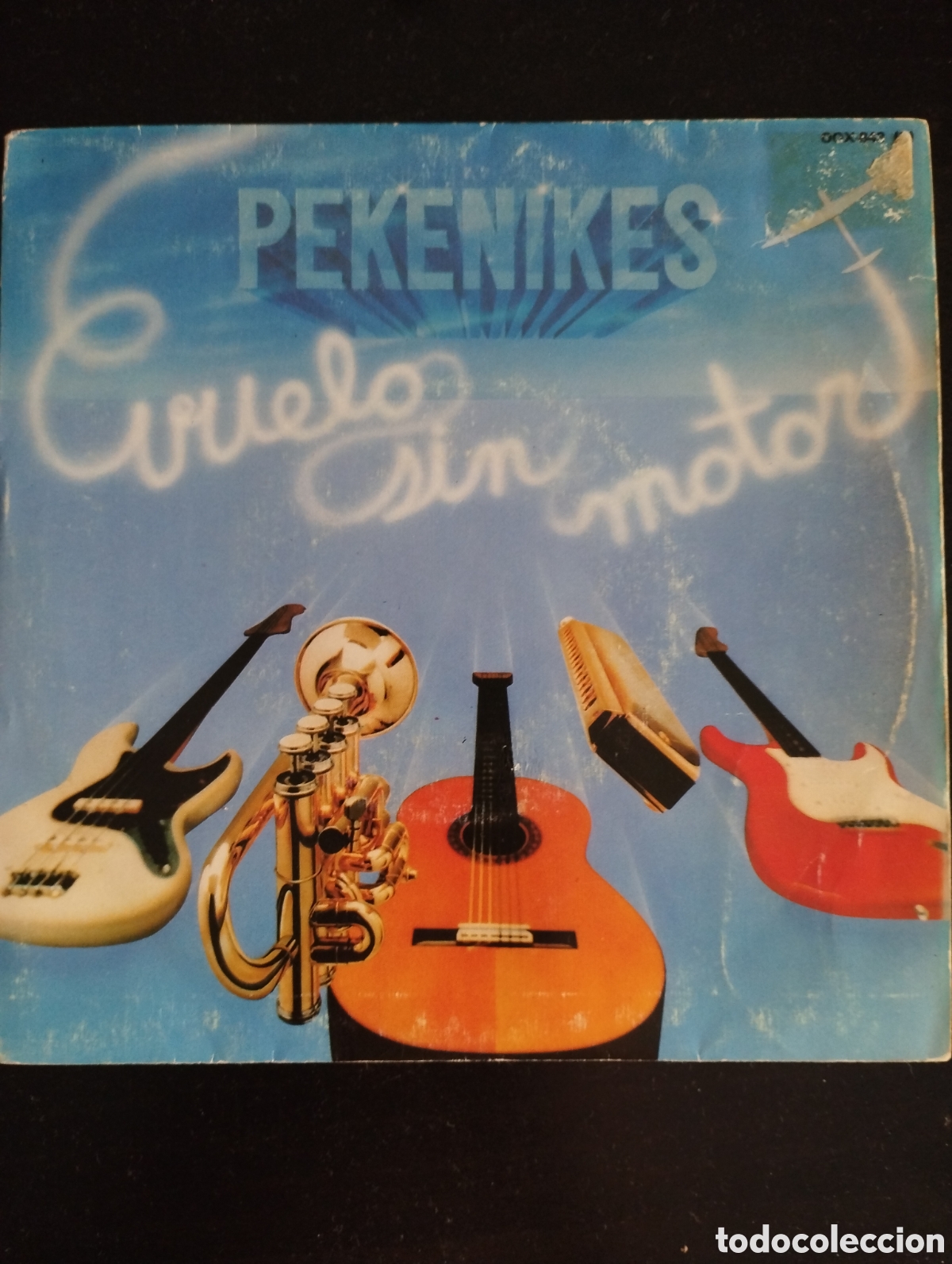 Discos de vinilo: Los Pekenikes &ndash; Vuelo Sin Motor. Vinilo, 7&rdquo;, 45 RPM, Single. Espa&ntilde;a. 1986. Zafiro &ndash; OOX-843
