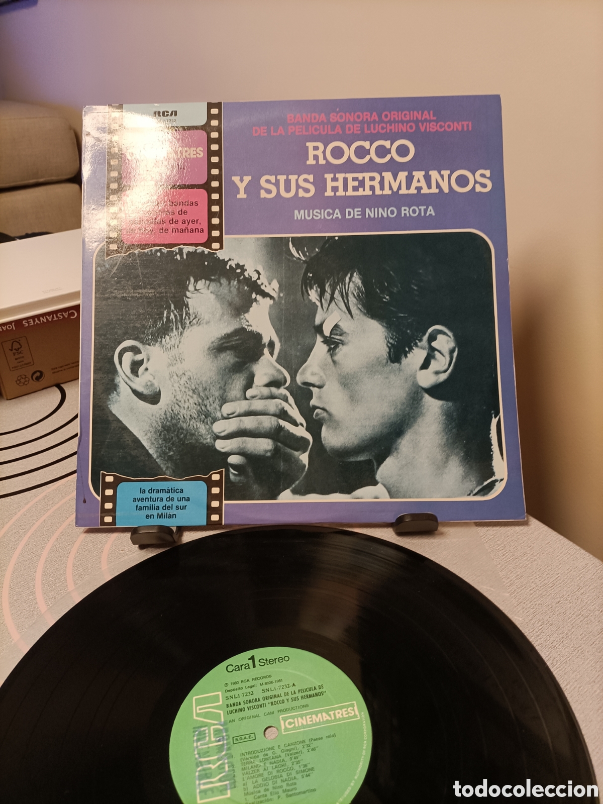 Discos de vinilo: LP,Rocco y Sus Hermanos,Banda sonora