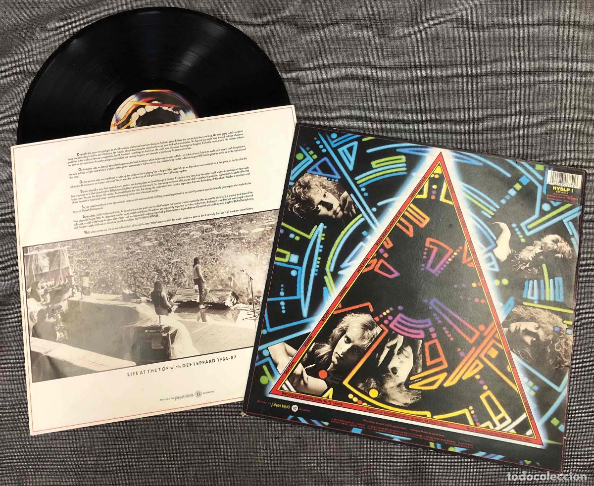 Discos de vinilo: LP DEF LEPPARD HYSTERIA. PHONOGRAM 1987 - Foto 2