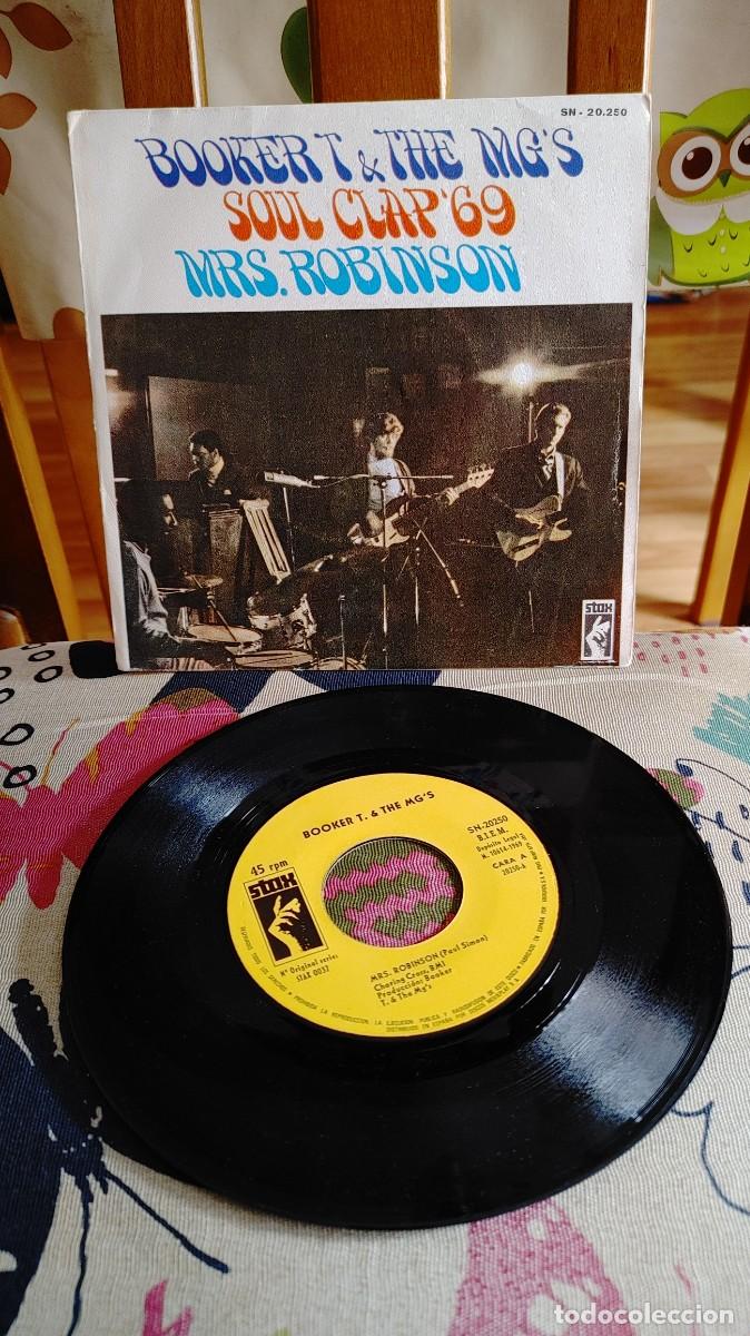 Discos de vinilo: BOOKER T & THE MG`S-SINGLE SOUL CLAP 69