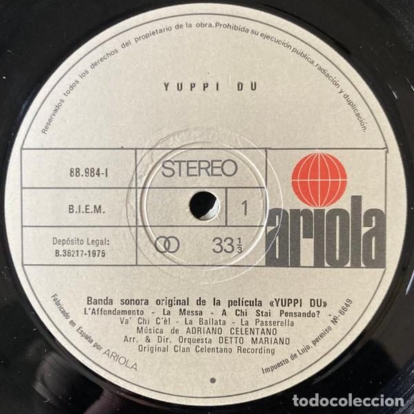 Discos de vinilo: Adriano Celentano - Yuppi Du 1975 - Foto 3