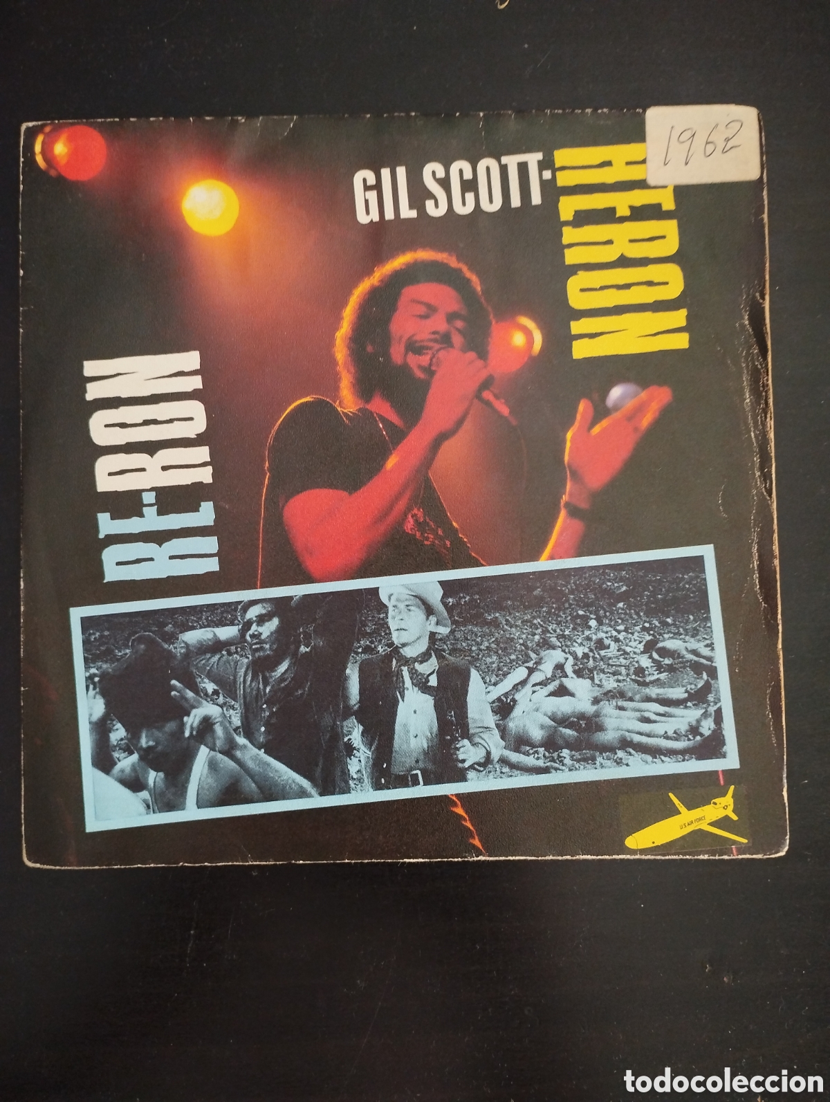 Discos de vinilo: Gil Scott-Heron &ndash; Re-Ron. 1984. Espa&ntilde;a. Vinilo, 7&rdquo;, 45 RPM, Single, Promo. Arista &ndash; A-106680, Arista