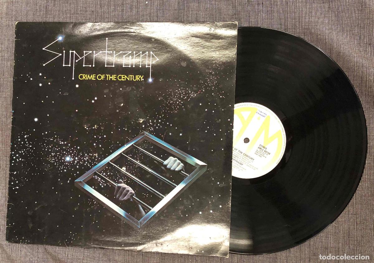 Discos de vinilo: LP SUPERTRAMP CRIME OF THE CENTURY. A&M RECORDS 1977