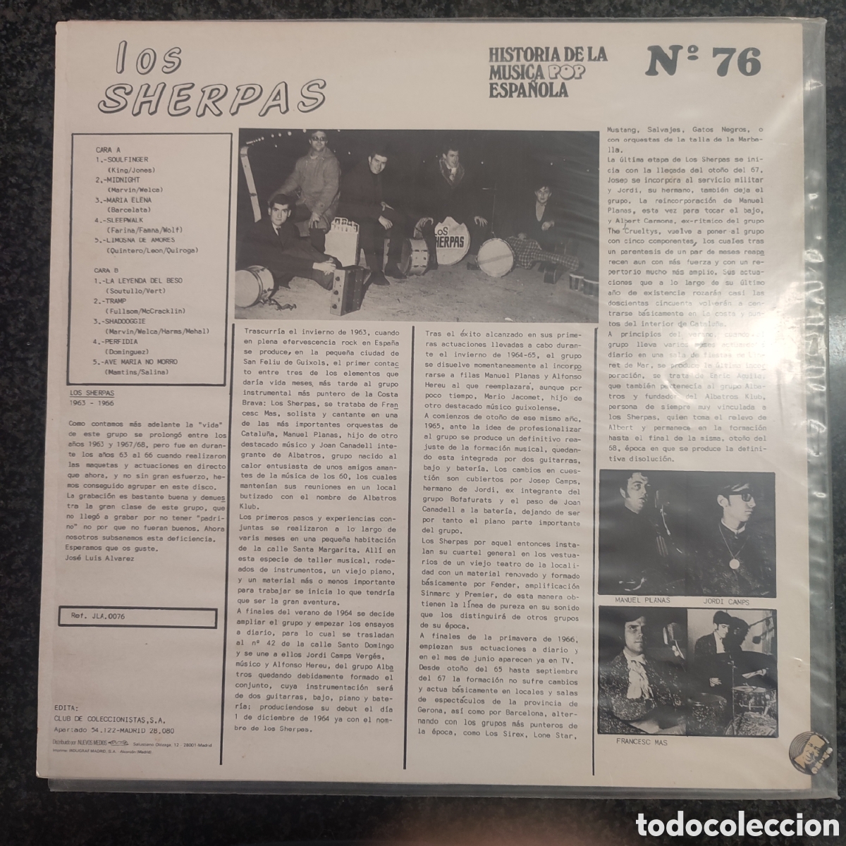 Discos de vinilo: Lp Los Sherpas, Los Sherpas - Foto 2
