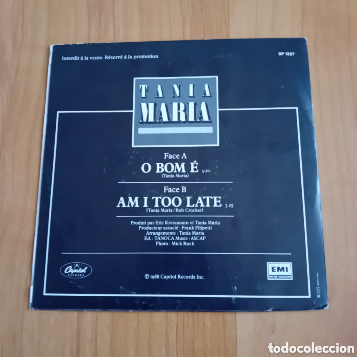 Discos de vinilo: TANIA MARIA. O BOM E - Foto 2