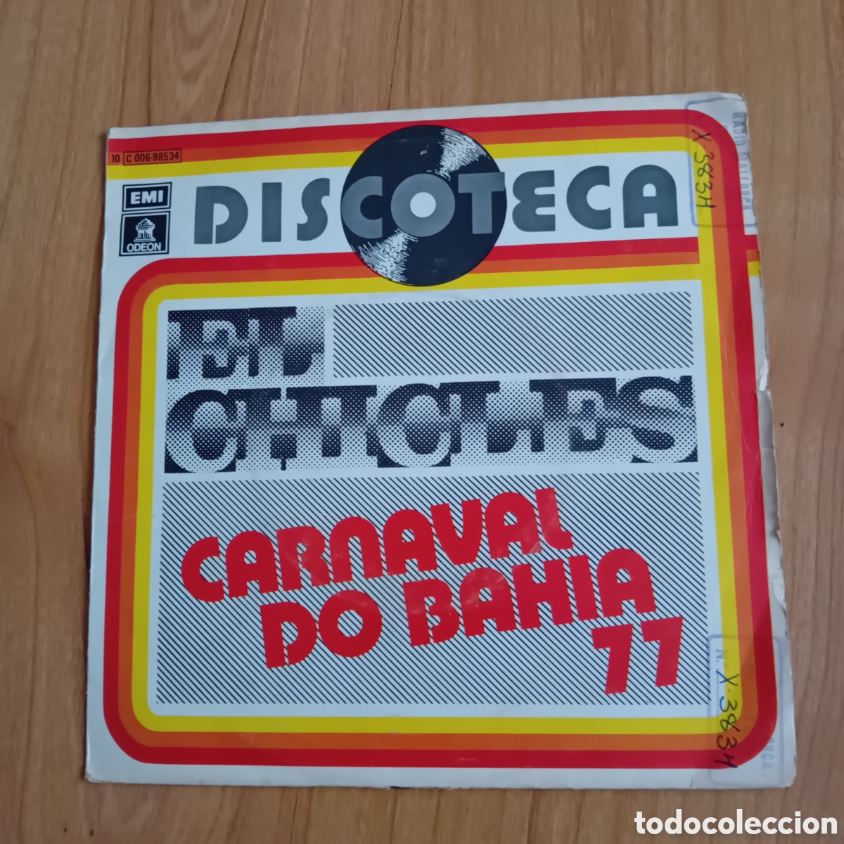Discos de vinilo: EL CHICLES. CARNAVAL DO BAHIA 77