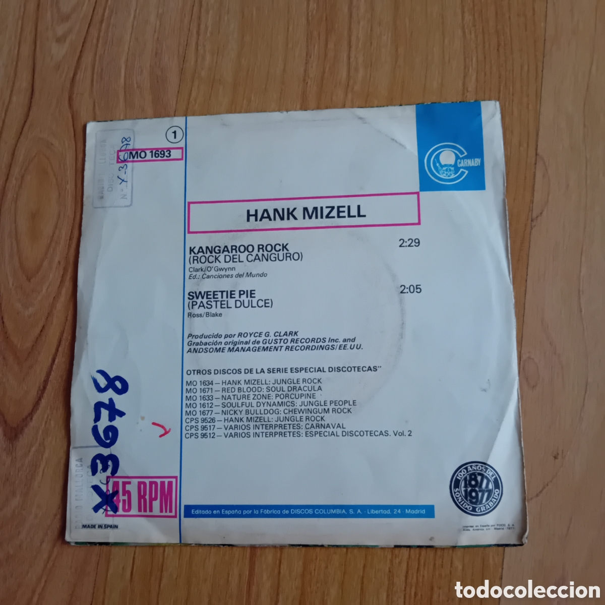 Discos de vinilo: HANK MIZELL. KANGAROO ROCK - Foto 2