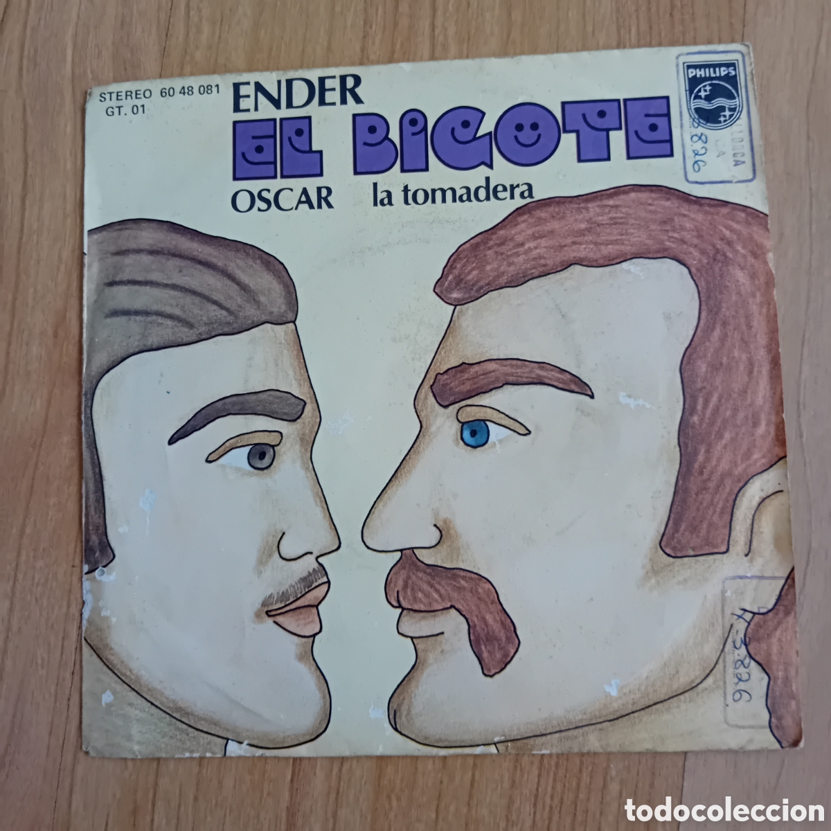 Discos de vinilo: ENDER. EL BIGOTE. OSCAR. LA TOMADERA