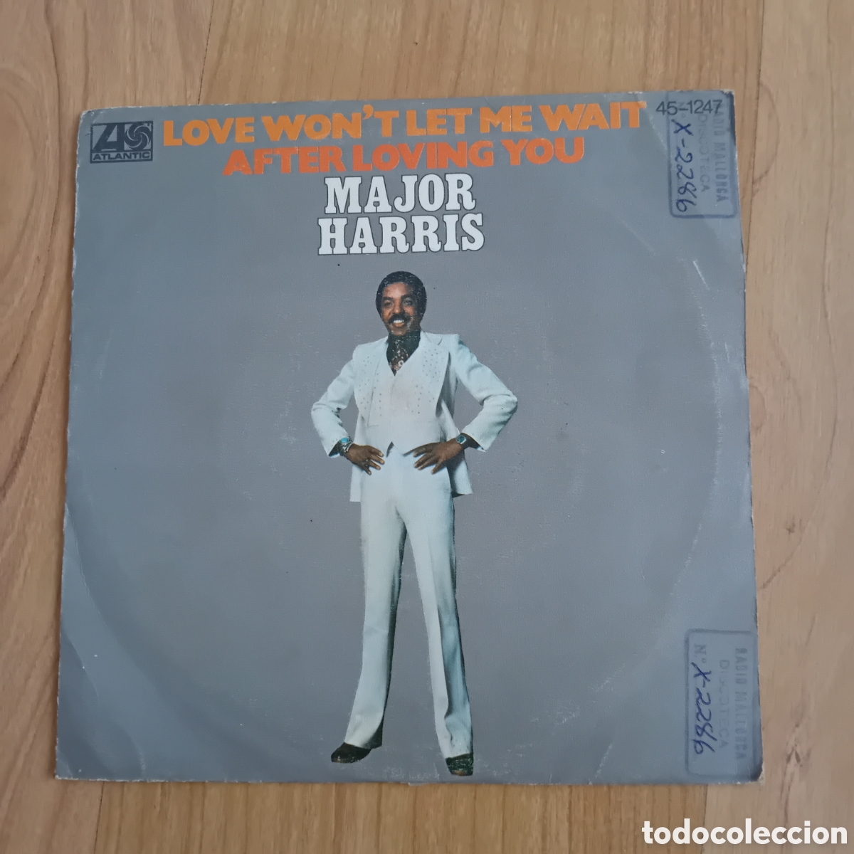 Discos de vinilo: MAJOR HARRIS. LOVE WONT LET ME WAIT