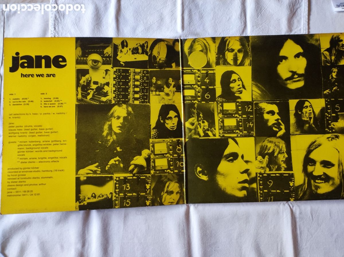 Discos de vinilo: JANE - HERE WE ARE (1973) - Foto 3