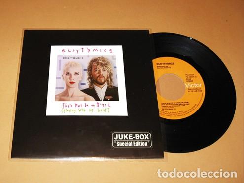 Discos de vinilo: EURYTHMICS - THERE MUST BE AN ANGEL (PLAYING WITH MY HEART) - SINGLE - 1985 - JUKE-BOX