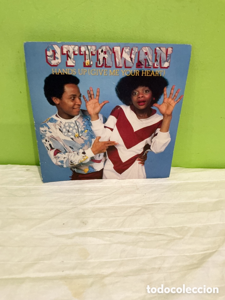 Discos de vinilo: OTTAWAN &ndash; HANDS UP &ndash; SINGLE 1981 - Foto 1
