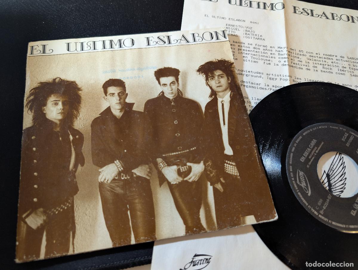 Discos de vinilo: EL ULTIMO ESLABON Recuerdas/Dame una prueba 7'' SINGLE 1987 Justine DARK POP RARO ANA CURRA