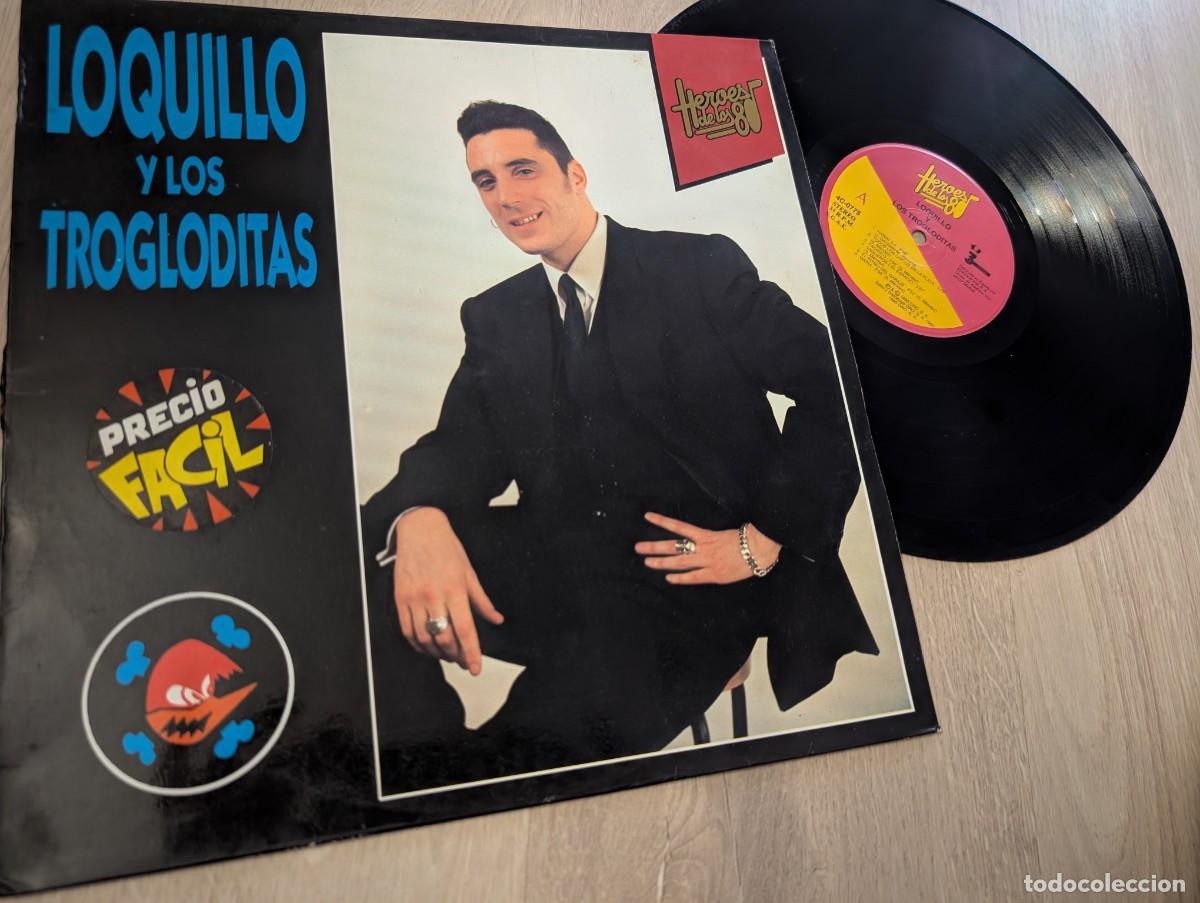 Discos de vinilo: LOQUILLO Y LOS TROGLODITAS - HEROES DE LOS 80 - RECOPILATORIO DE SUS PRIMEROS TEMAS ..LP DE 1990