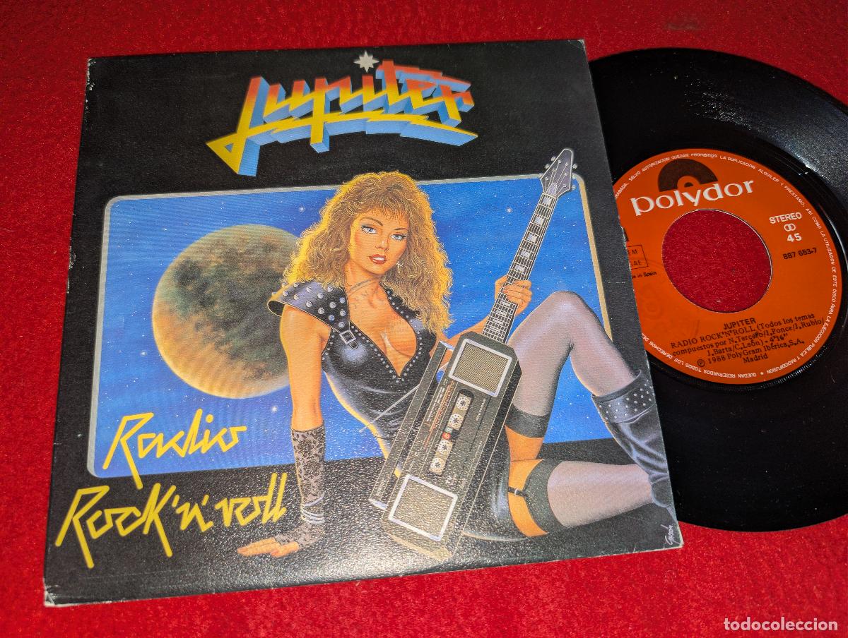 Discos de vinilo: JUPITER Radio rock'n'roll/Amante del rock 7'' SINGLE 1988 Polydor