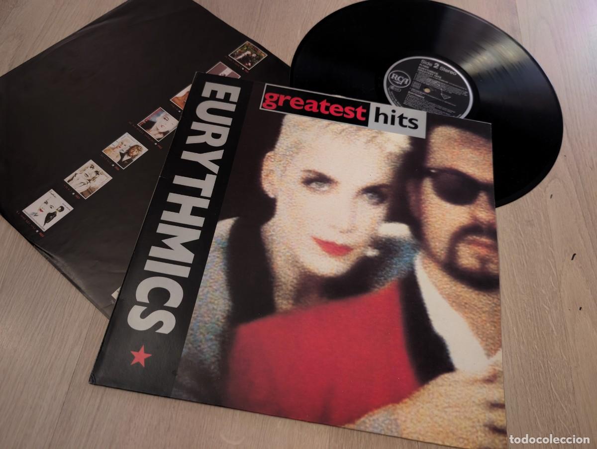 Disques de vinyle: EURYTHMICS - GREATEST HITS ..LP DE 1991 - CON ENCARTE - RCA DE GERMANY . BUEN ESTADO