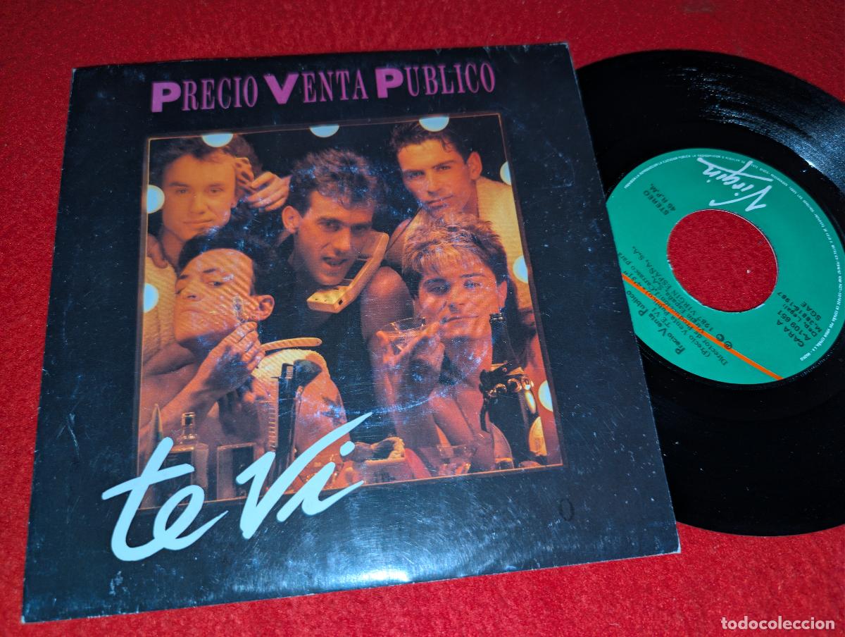 Discos de vinilo: PVP PRECIO VENTA PUBLICO Te vi/No tengo prisa 7'' SINGLE 1987 Virgin
