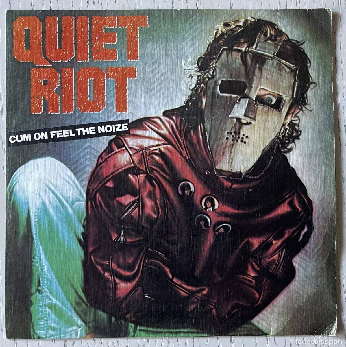 Discos de vinilo: QUIET RIOT &ndash; SINGLE 7&rdquo; CUM ON FEEL THE NOIZE - VINILO 1983, ED. ESPA&Ntilde;A