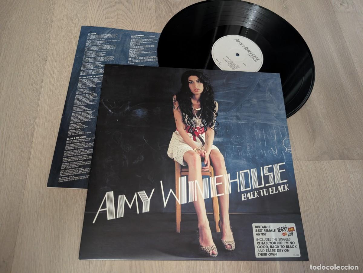 Vinyl records: AMY WINEHOUSE - BACK TO BLACK ..LP DE 2007 ..1&ordf; EDICION - UNIVERAL - ESTADO COMO NUEVO . CON LETRAS