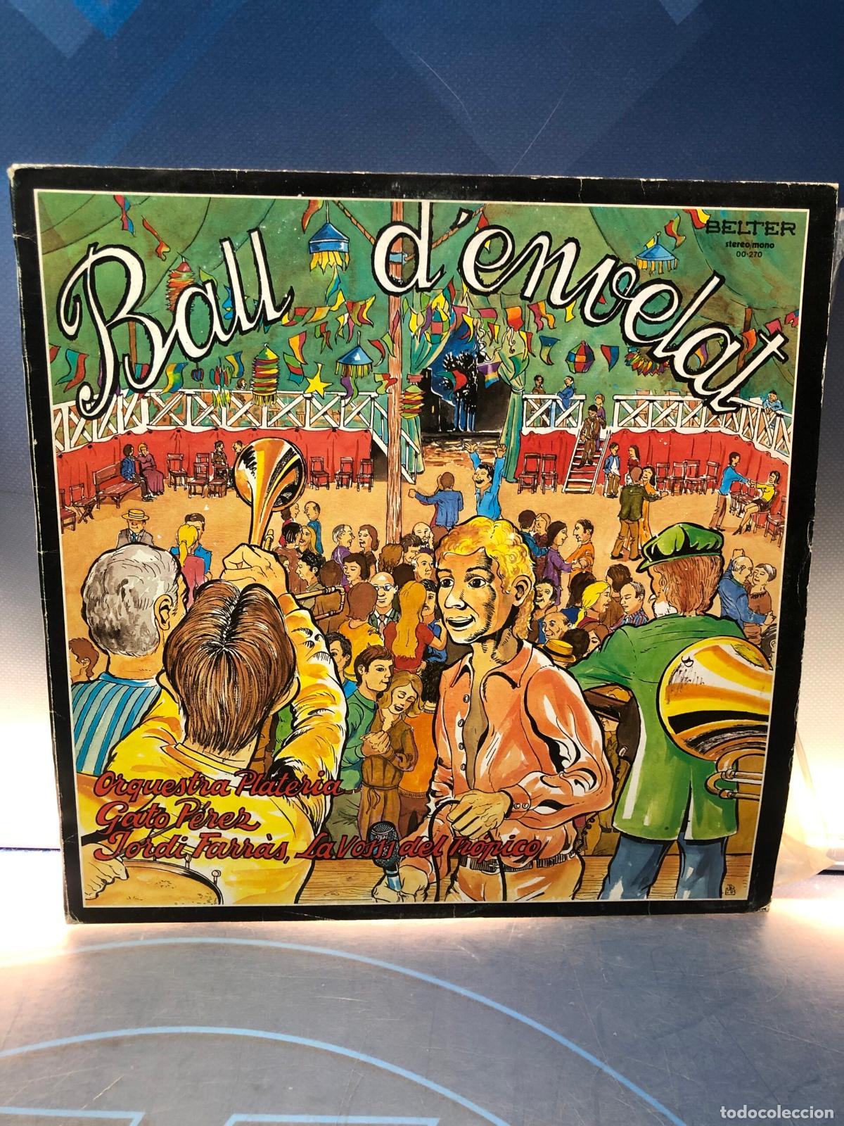 Discos de vinilo: Vinilo, Lp, Orquestra Plateria, Gato P&eacute;rez, Jordi Farr&agrave;s, La Voss Del Tr&oacute;pico, Ball D'Envelat, 1980