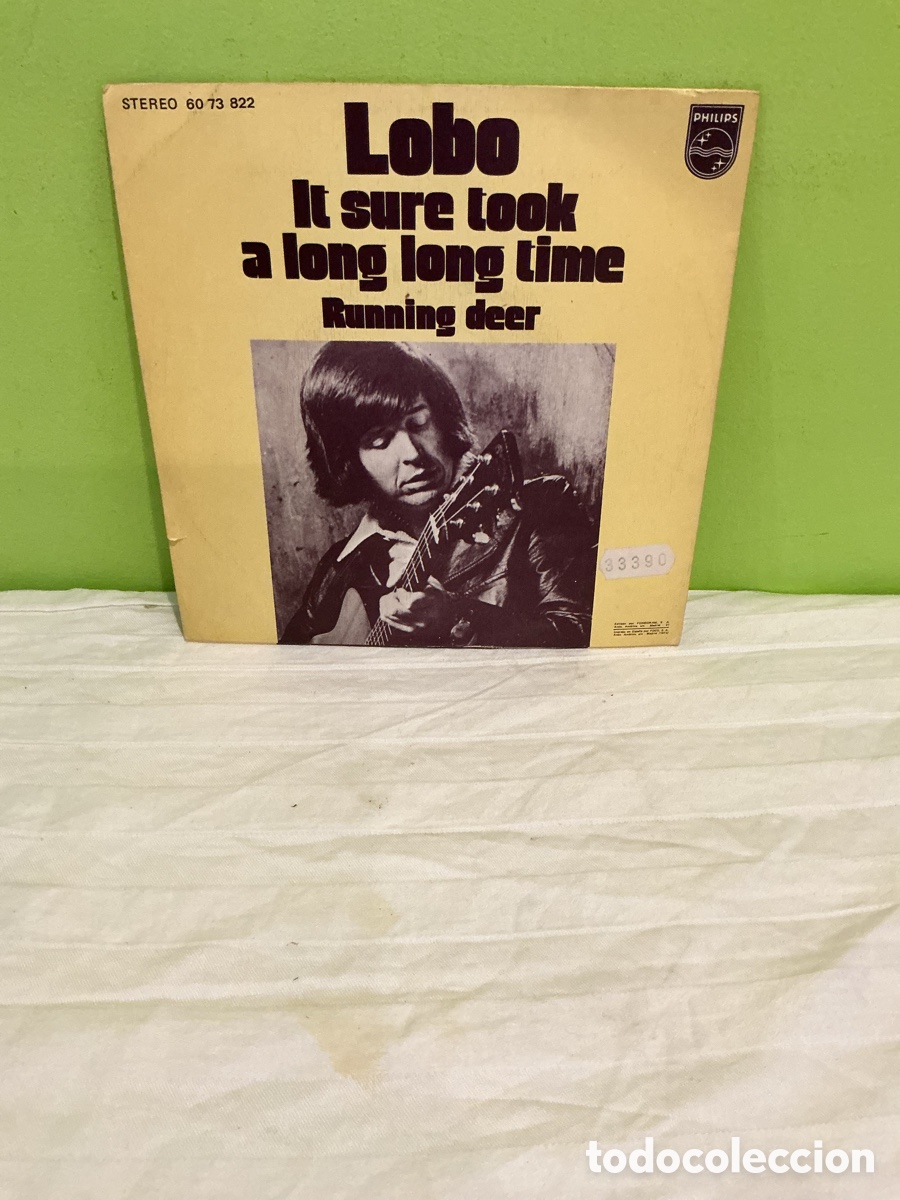 Discos de vinilo: LOBO &ndash; IT SURE TOOK A LONG LONG TIME &ndash; SINGLE 1973 - Foto 6