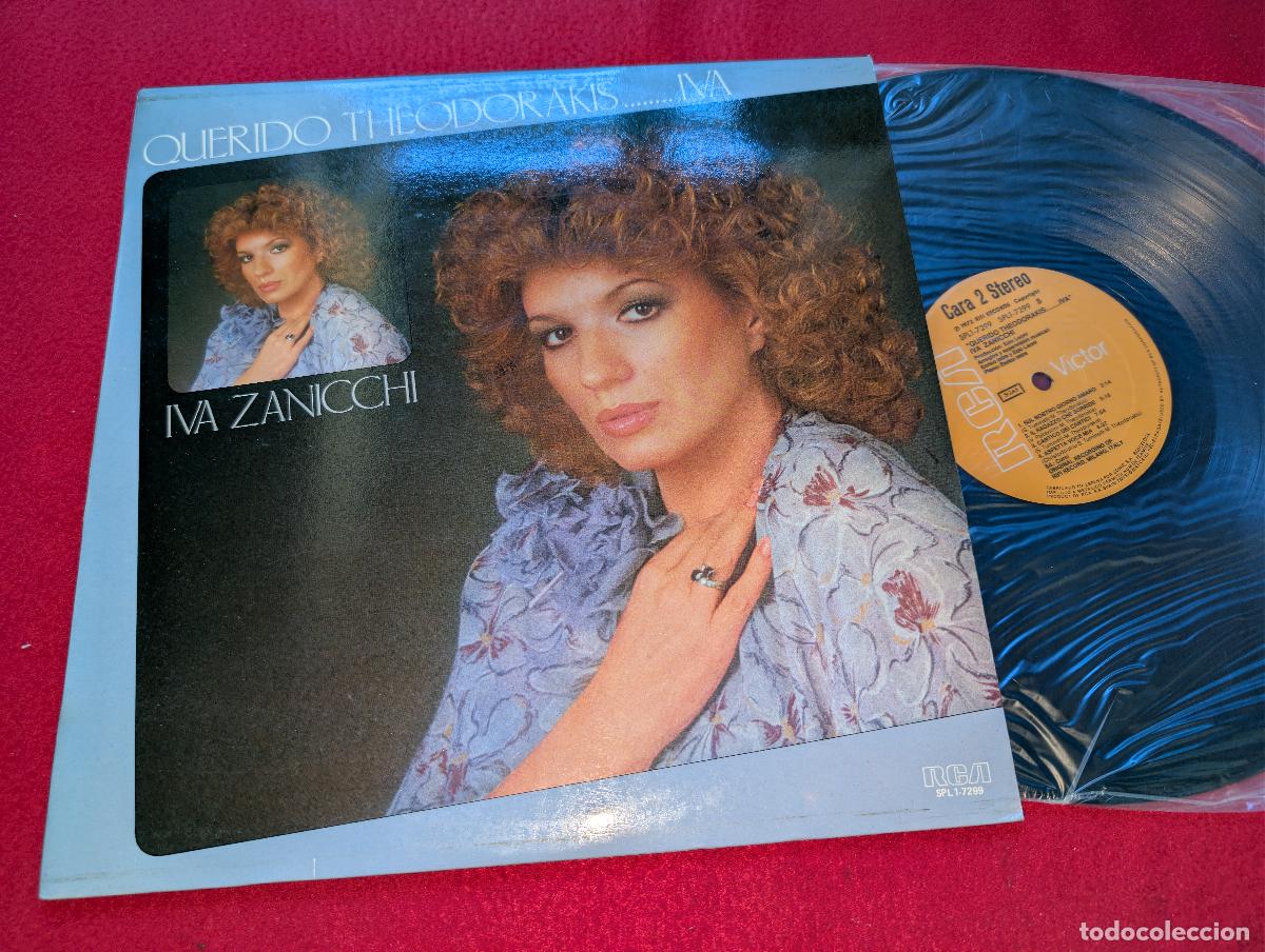 Discos de vinilo: IVA ZANICCHI Querido Theodorakis...Iva LP 1982 RCA ESPA&Ntilde;A SPAIN