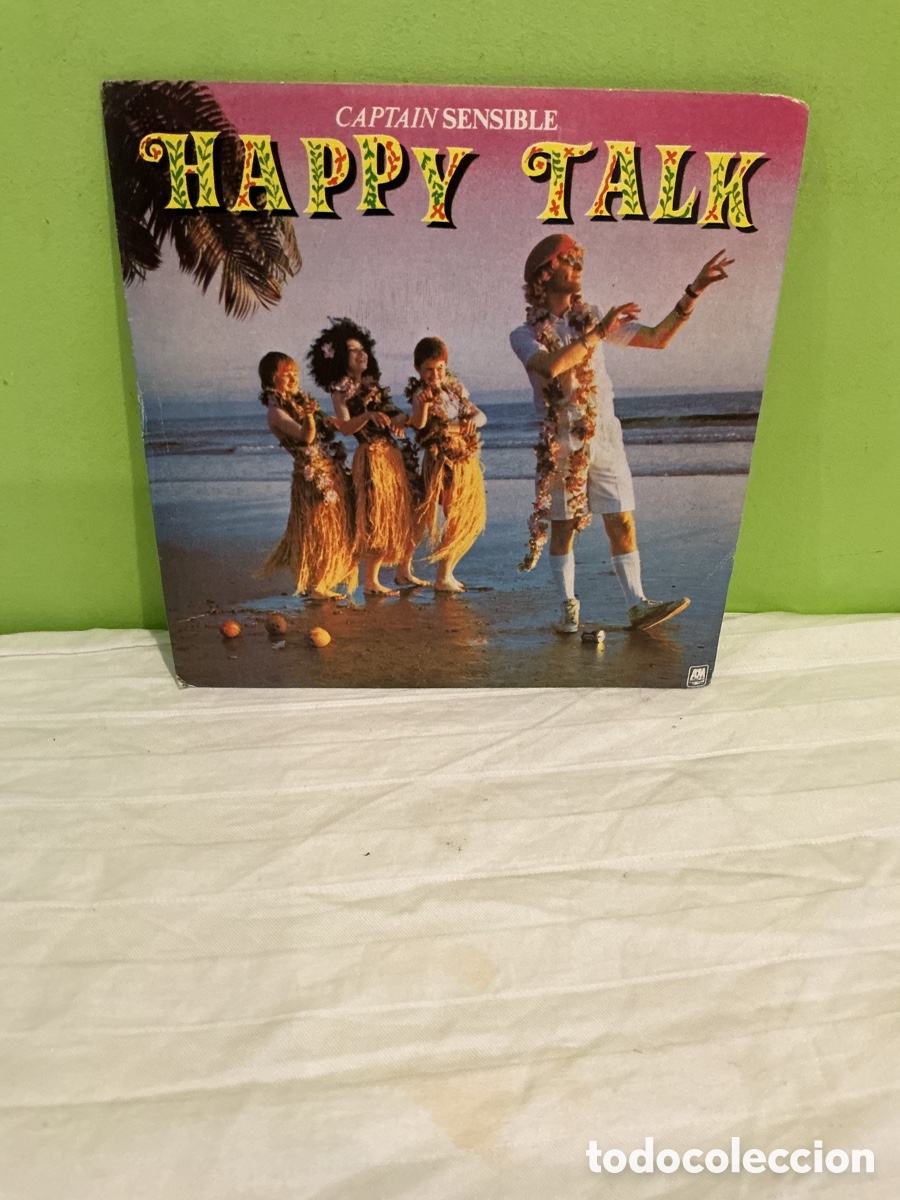 Discos de vinilo: CAPTAIN SENSIBLE &ndash; HAPPY TALK &ndash; SINGLE 1982