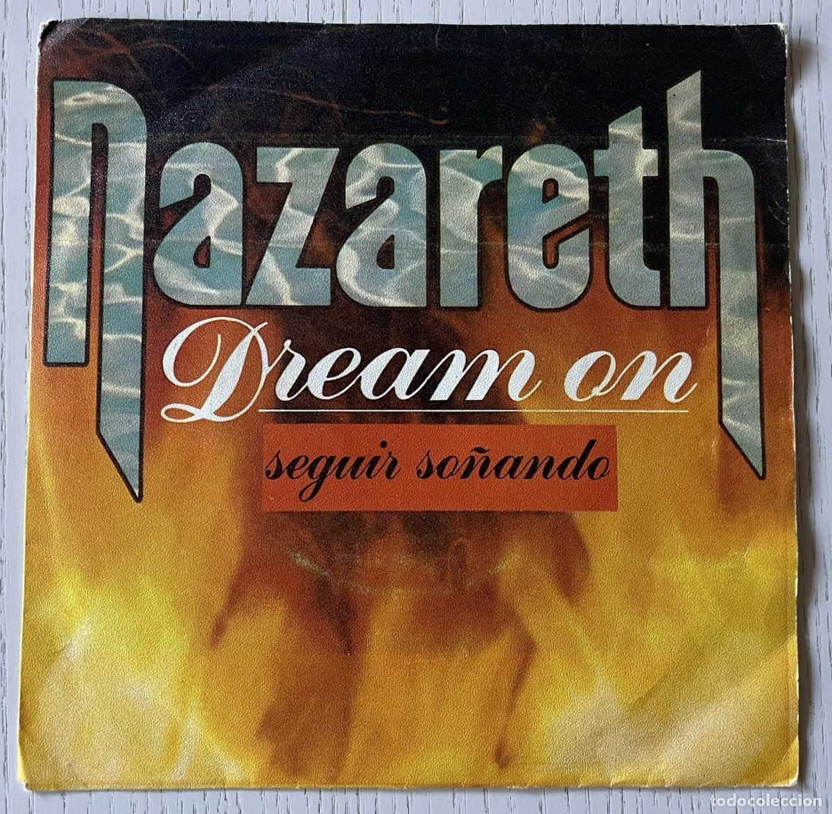 Discos de vinilo: NAZARETH - DREAM ON / GAMES VINILO SINGLE 7&rdquo; VERTIGO 1983 EDICI&Oacute;N ESPA&Ntilde;OLA