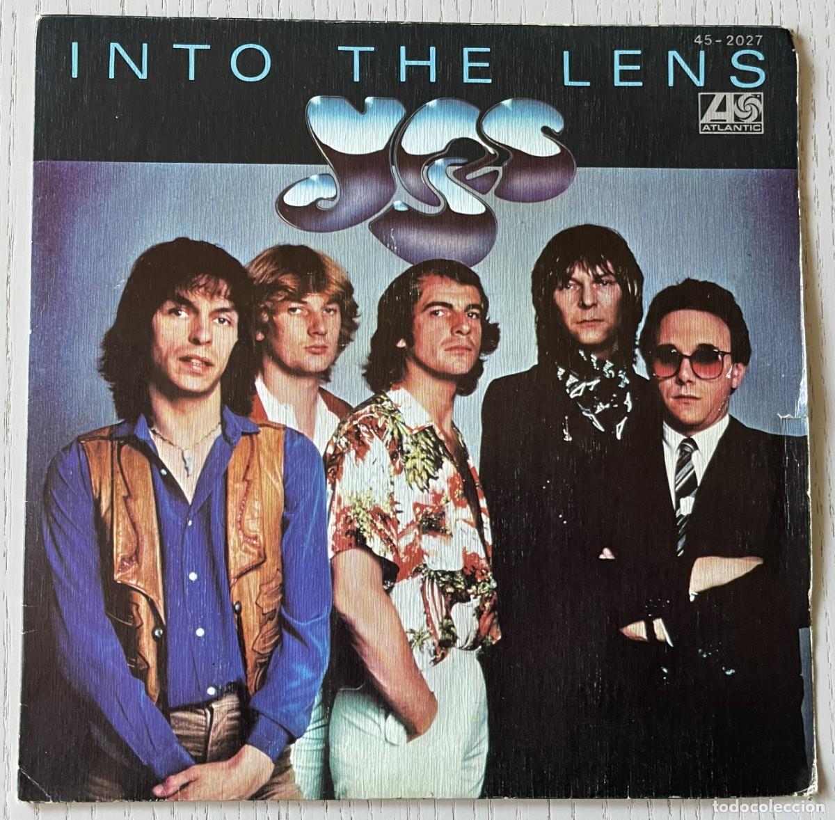 Discos de vinilo: YES - INTO THE LENS / DOES IT REALLY HAPPEN? VINILO SINGLE 7&rdquo; ATLANTIC/HISPAVOX 1980 EDICI&Oacute;N ESPA&Ntilde;A