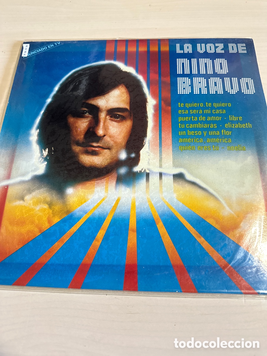 Vinyl records: VIN8086 la voz de nino bravo vinilo segunda mano