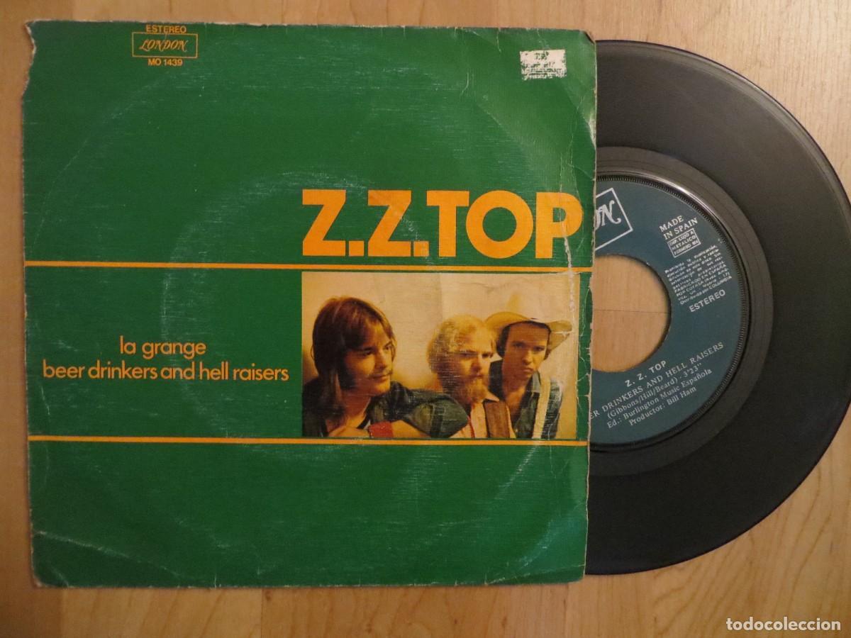 Discos de vinilo: Z.Z. Top - La Grange / Beer Drinkers And Hell Raisers (7&rdquo;, Single) 1974 SPAIN