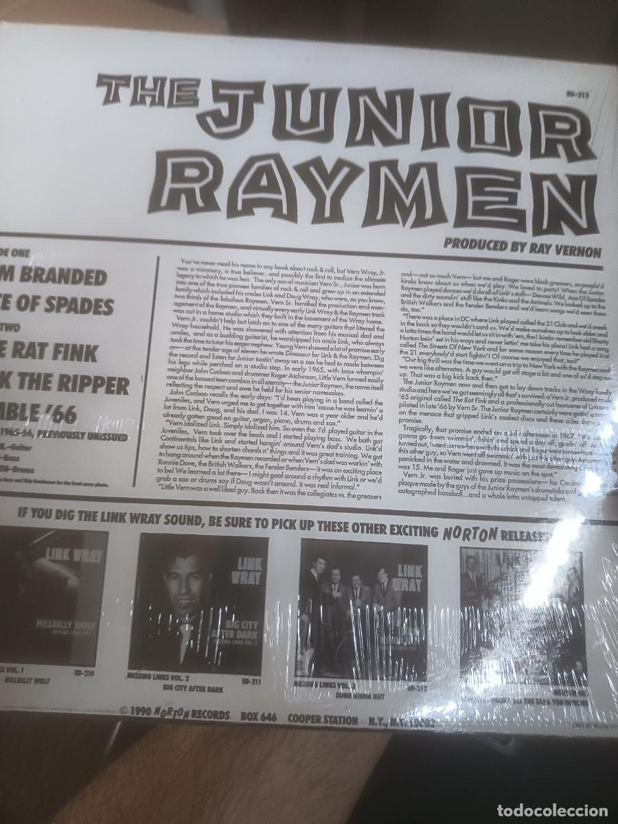 Discos de vinilo: DISCO LP THE JUNIOR RAYMEN - Foto 2