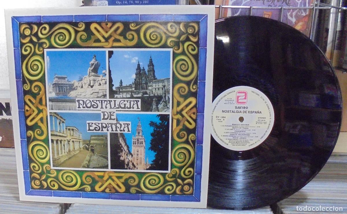 Discos de vinilo: Nostalgia de Espa&ntilde;a. Zafiro 1991 -- LP