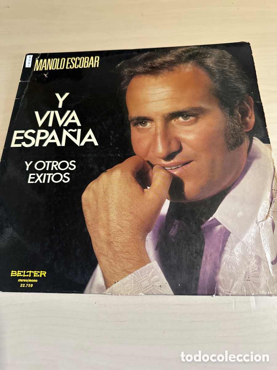 Discos de vinilo: VIN8097 Manolo Escobar y viva Espa&ntilde;a y otros &eacute;xitos vinilo segunda mano