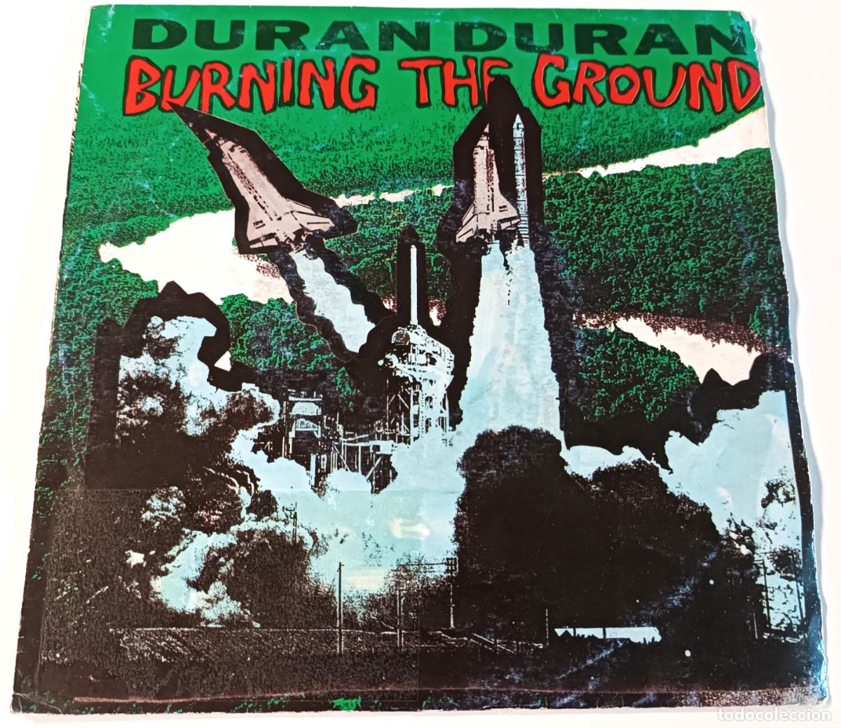 Discos de vinilo: DURAN DURAN - BURNING THE GROUND EMI EDIC. ITALIANA - 1989