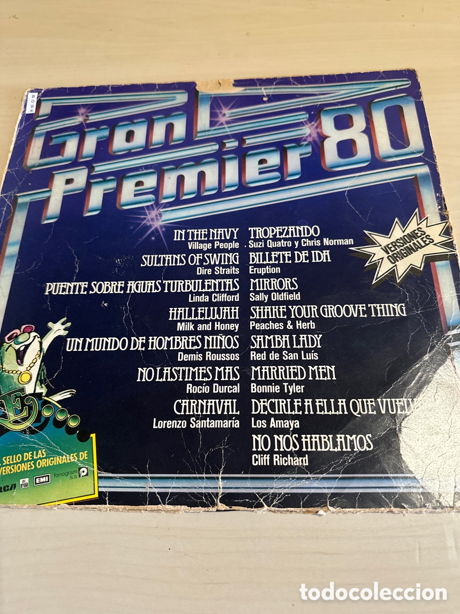 Discos de vinilo: VIN8098 gran premier 80 vinilo segunda mano