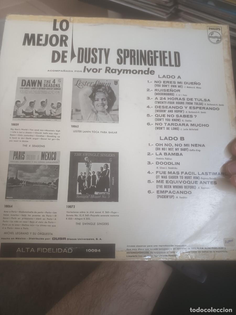 Discos de vinilo: DISCO LP LO MEJOR DE DUSTY SPRINGFIELD - Foto 2