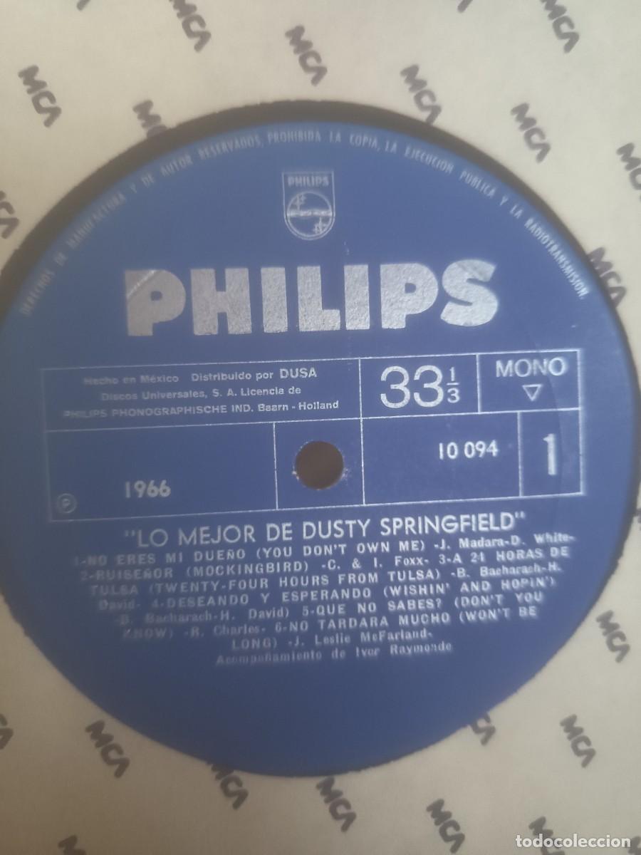 Discos de vinilo: DISCO LP LO MEJOR DE DUSTY SPRINGFIELD - Foto 3