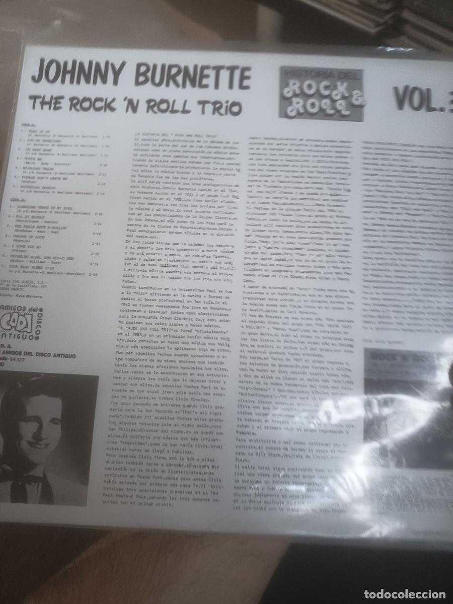 Discos de vinilo: DISCO LP JOHNNY BURNETTE - Foto 2