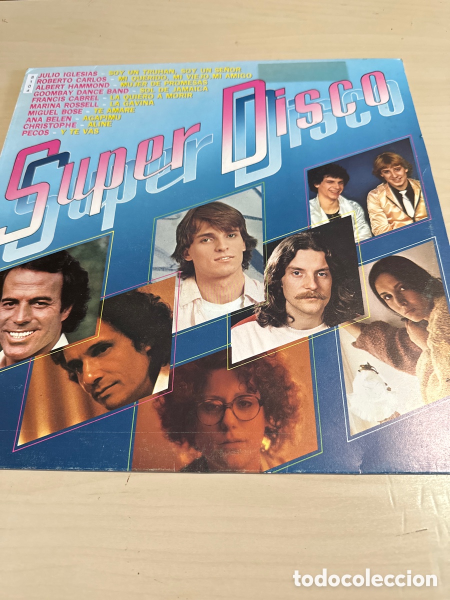 Discos de vinilo: VIN8104 s&uacute;per disco vinilo segunda mano