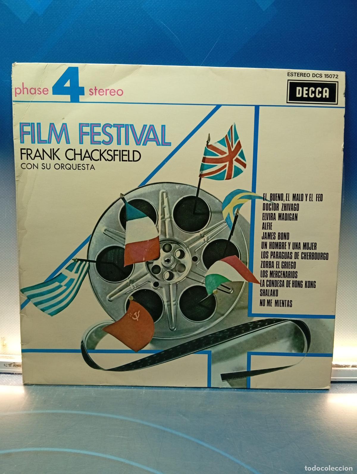 Discos de vinilo: Vinilo, Lp, Frank Chacksfield Con Su Orquesta, Film Festival, 1975